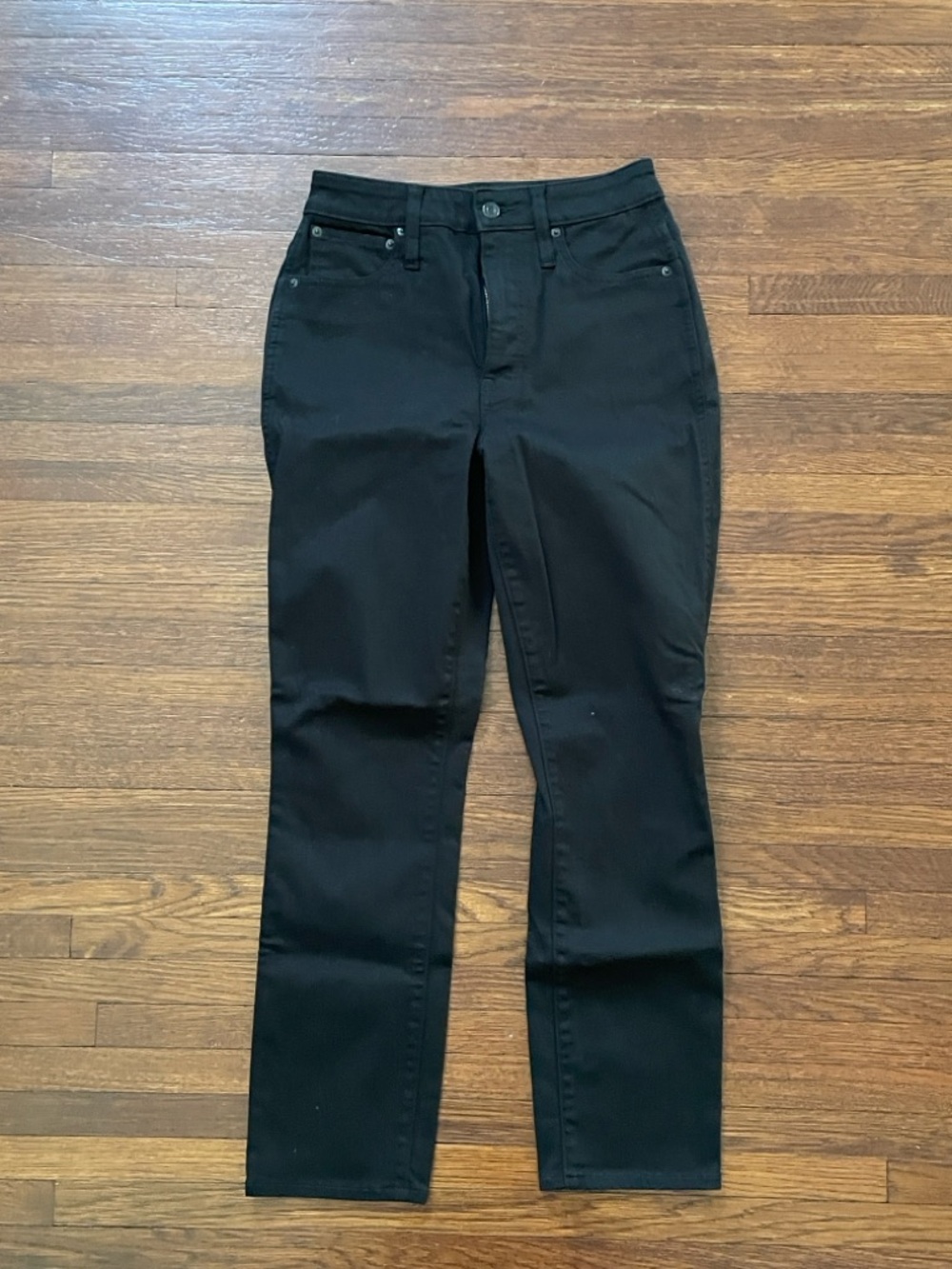 JCrew Black Women’s Curvy Straight-Leg Jeans
